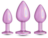 NS Novelties Rear Assets Anal Trainer Kit Iridescent Pink Butt Plugs